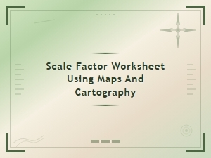 Using Maps to Solve Real-World Scaling Problems